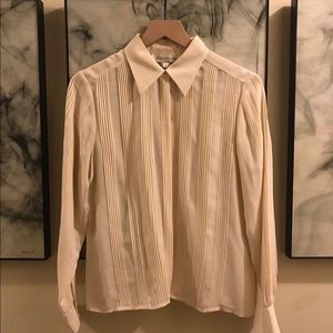 Vintage 100% silk blouse